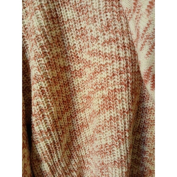 SO Goods For Life WOMENS Med  Long Sleeve Hoodie Cropped Pink/White Marle NWT - Picture 9 of 16